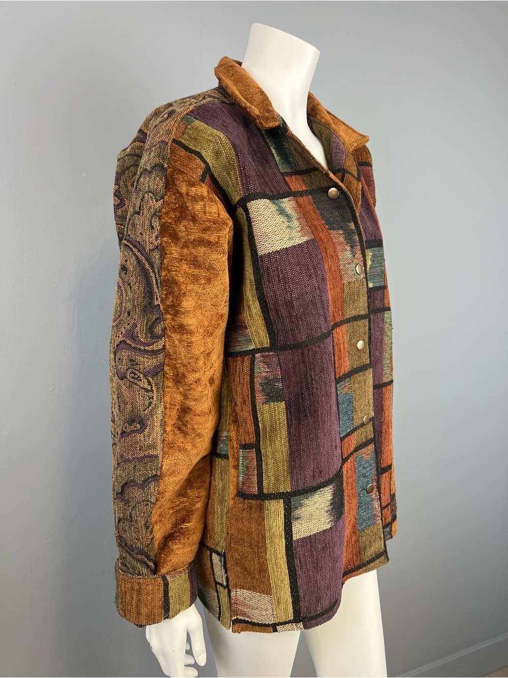 Vintage Villa Factory made in Canada Women's Jacket - Rustic Autumn Hues - Picture 8 of 10